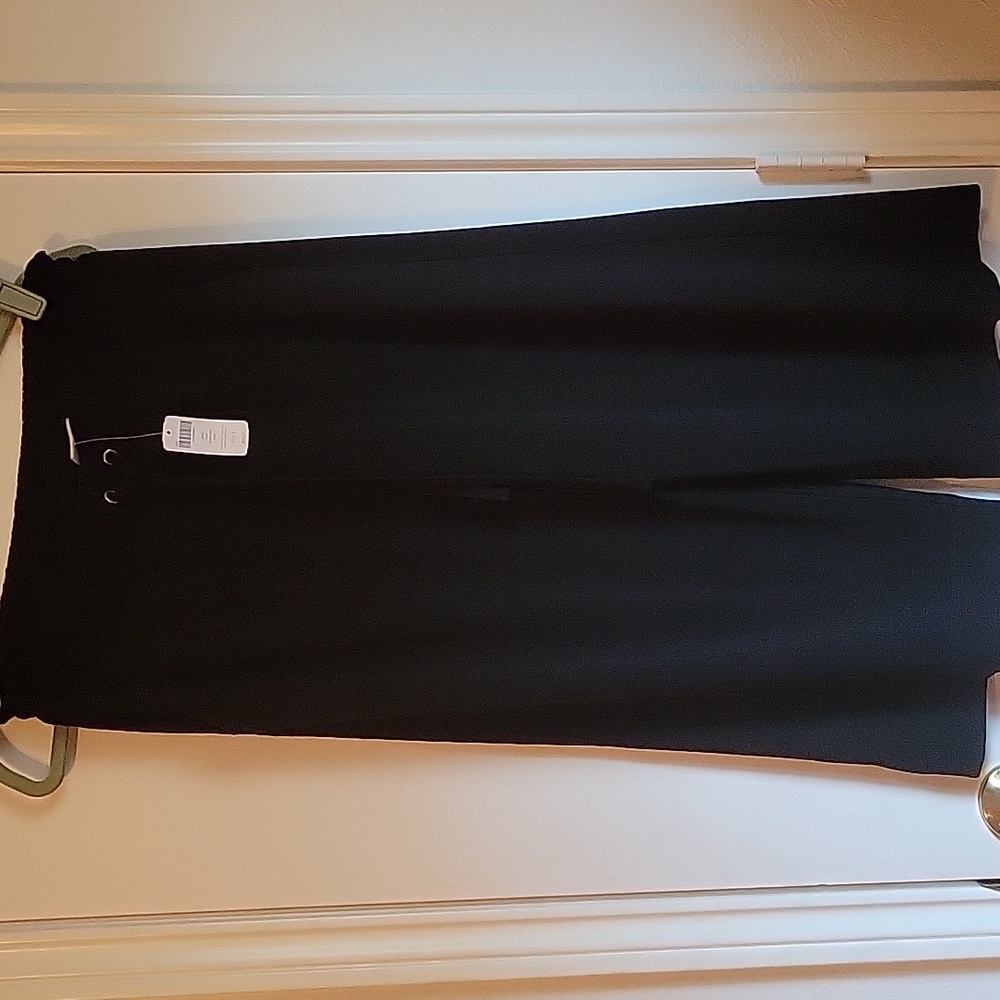 Soma black cropped wide leg pants size small